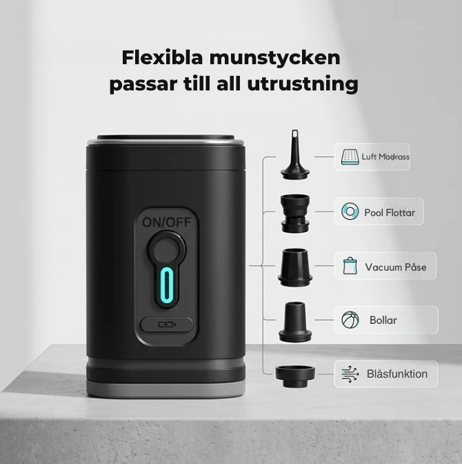 LuftPro - 2 i 1 Blås & Vacuum i Ett Kraftfull Verktyg