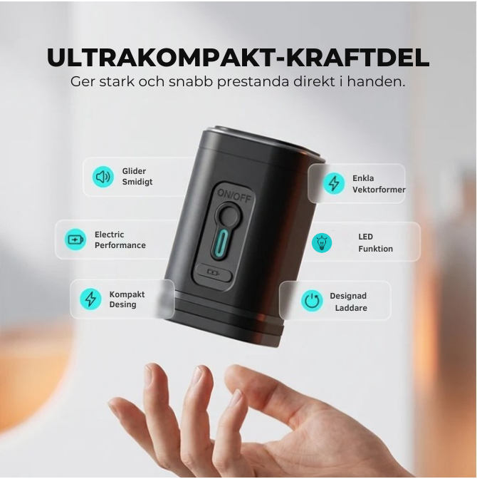 LuftPro - 2 i 1 Blås & Vacuum i Ett Kraftfull Verktyg